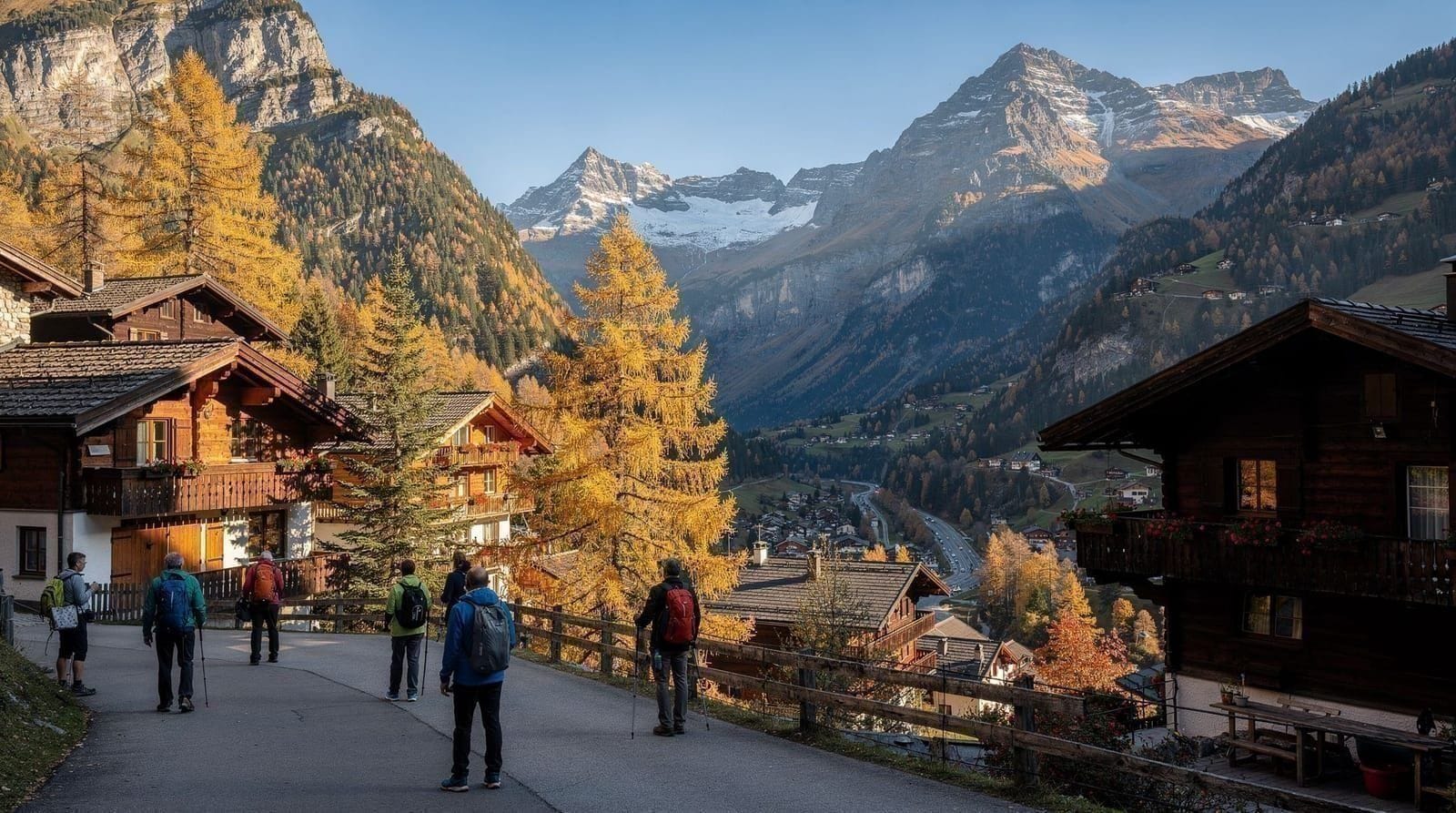 Wengen: the car-free village facing the Jungfrau
