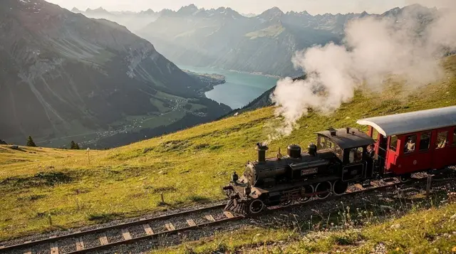 Brienzer Rothorn: the steam train, the summit, and the walk down