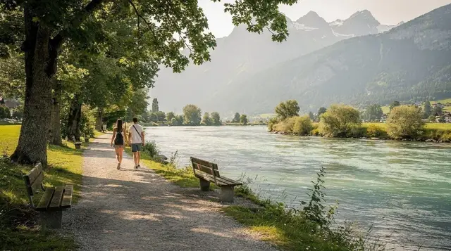 Easy flat walks around Interlaken