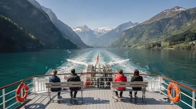 Lake Thun boat trips: stops, the paddle steamer and day tickets