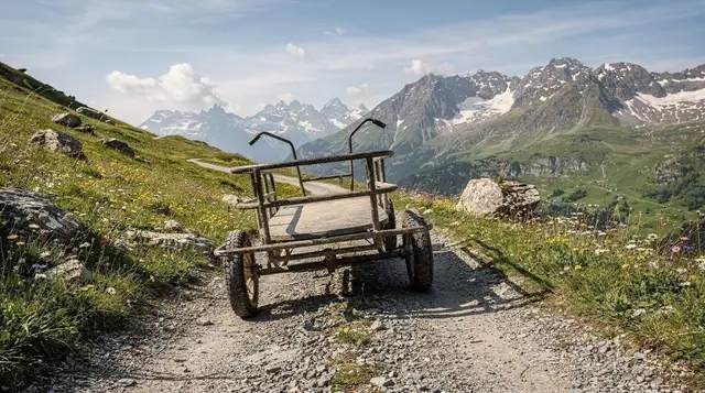 Mountain carts and trottibikes at Grindelwald First