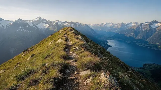Niederhorn: funicular, cable car and the ridge to Gemmenalphorn