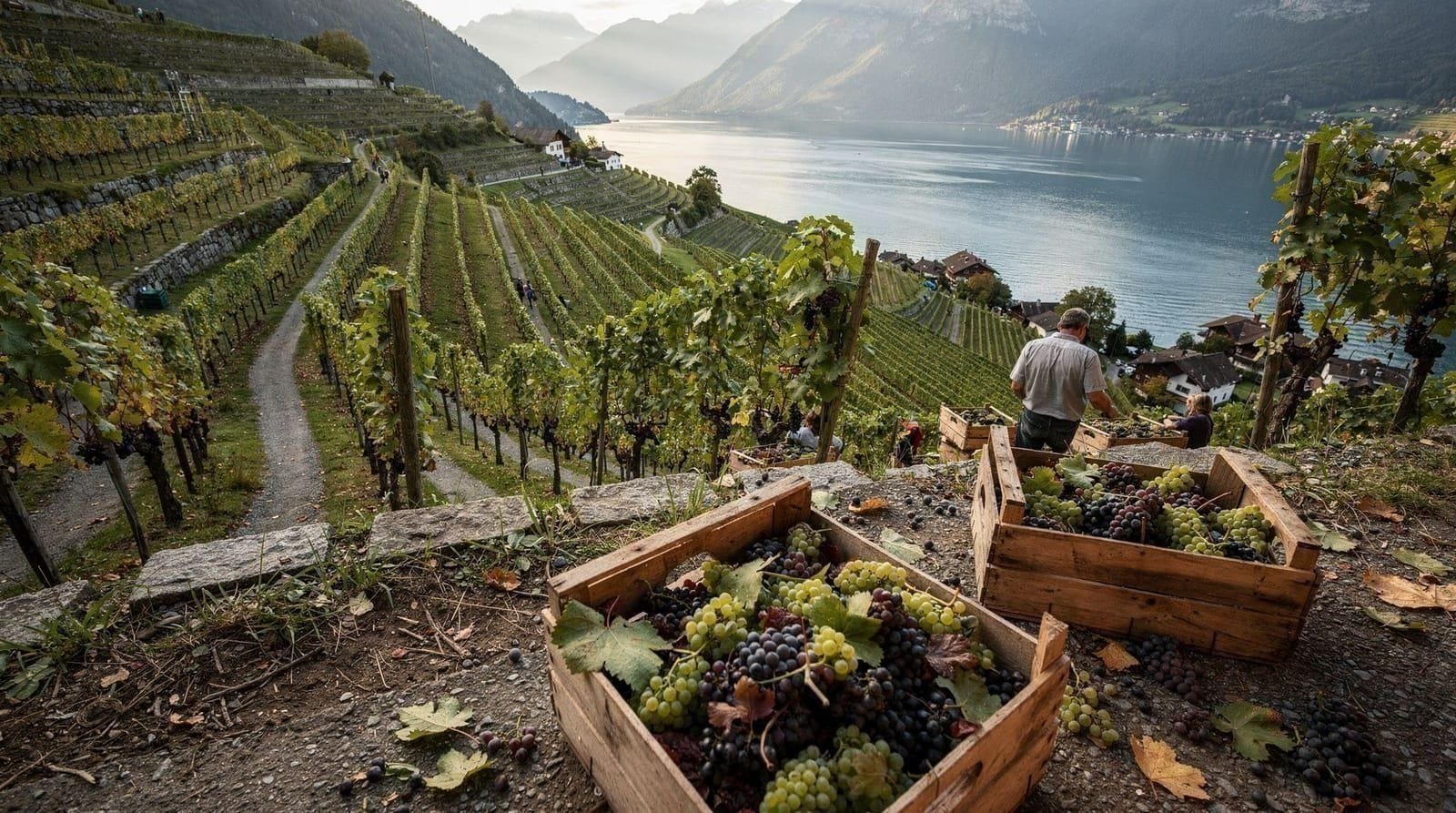 Vino svizzero: le terrazze del Lavaux e l'Oberland bernese