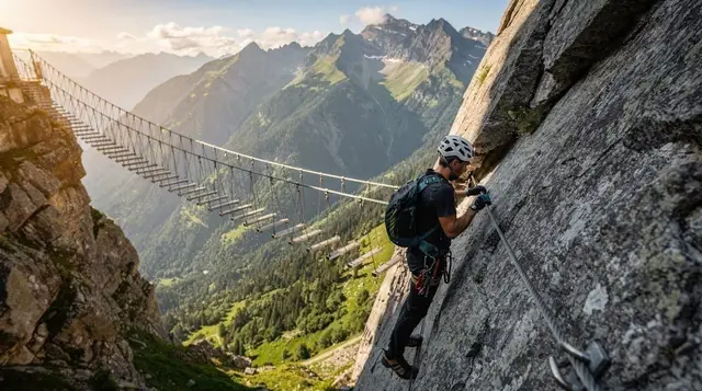 Via ferrata from Mürren to Gimmelwald: route, grade and gear